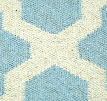 asterlane woolen dhurrie carpet pdwl-127 dusty blue